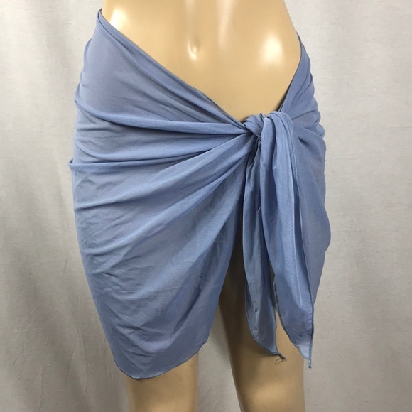 Zuliana One Size Fits Most, Mesh Cover Up With Lettuce Trim. New With Tags - Picture 1 of 1